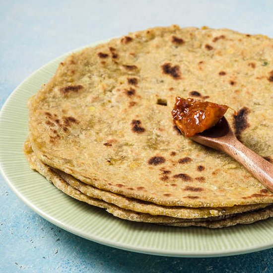 Cabbage Tofu Paratha