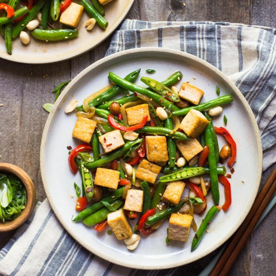 Kung Pao Tofu Stir Fry