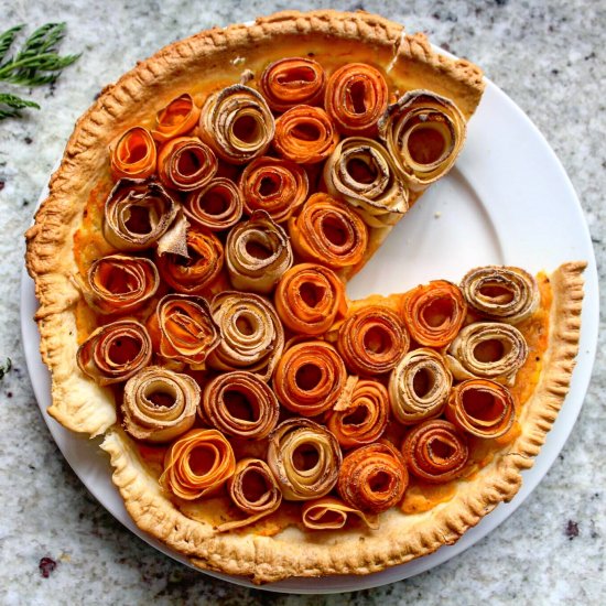 Carrot & Parsnip Tart