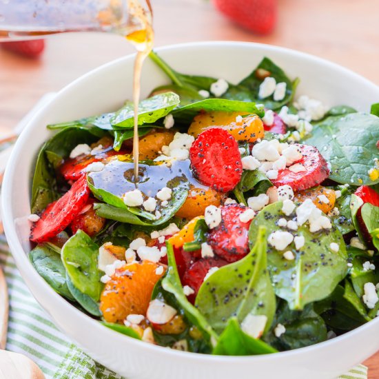 Strawberry Spinach Salad