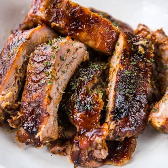 Slow Cooker BBQ Ribs