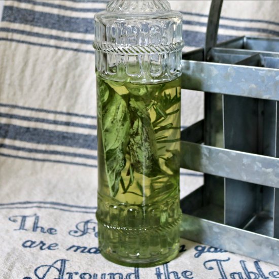 Homemade Herb Infused Cooking Oil