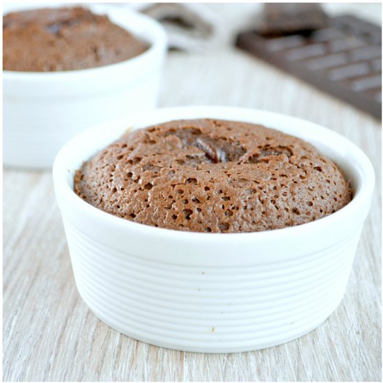 Sugar Free Chocolate Lava Cake