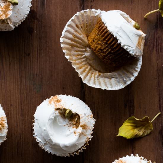 Chai Spiced Cupcakes