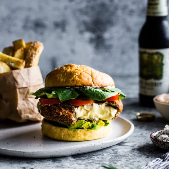 Vegan Portobello Mushroom Burger