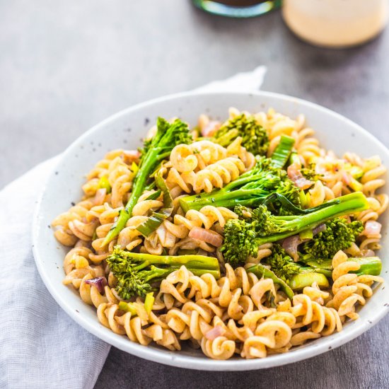 Broccolini + Balsamic Pasta