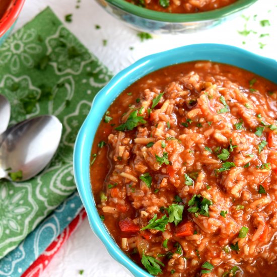 Stuffed Pepper Soup