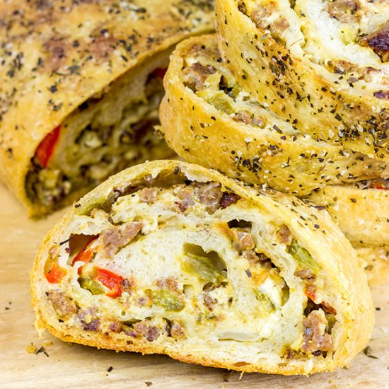 Spicy Italian Sausage Roll