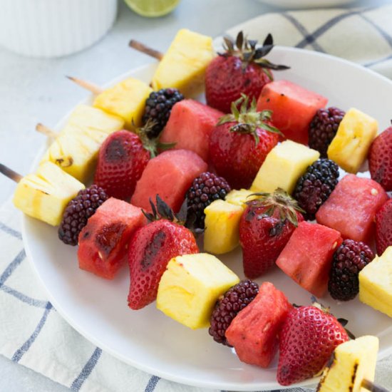 Grilled Fruit Kabobs