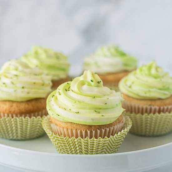 Key lime cupcakes