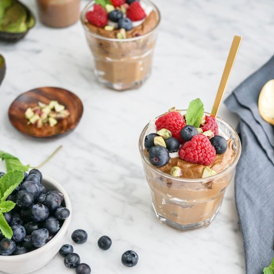 Healthy Avocado Chocolate Mousse