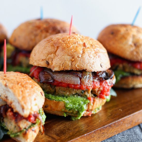 Vegan Tempeh Sliders