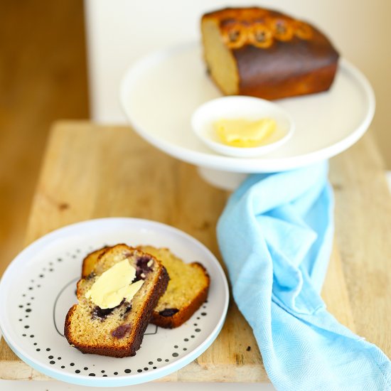 Banana + Blueberry Bread