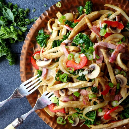 Pita Bread Stir-fry