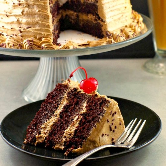 Root Beer Float Cake