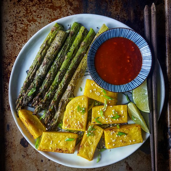 Burmese Chickpea Tofu