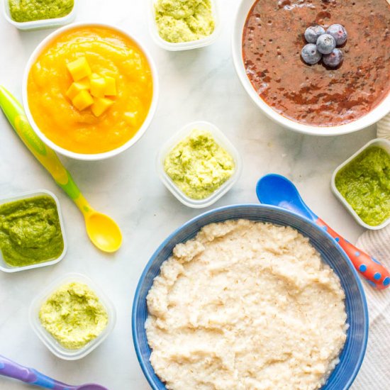 5 Easy Homemade Baby Foods