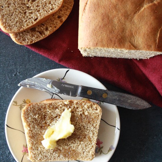 Homemade Wholewheat Loaf