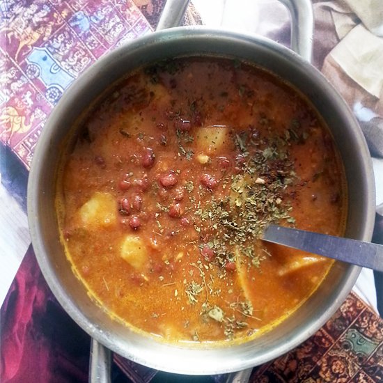 Potato Adzuki Bean Curry