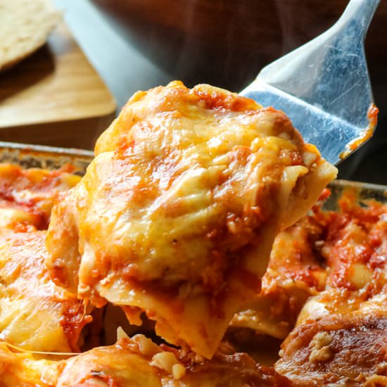 The World’s Easiest Lasagna