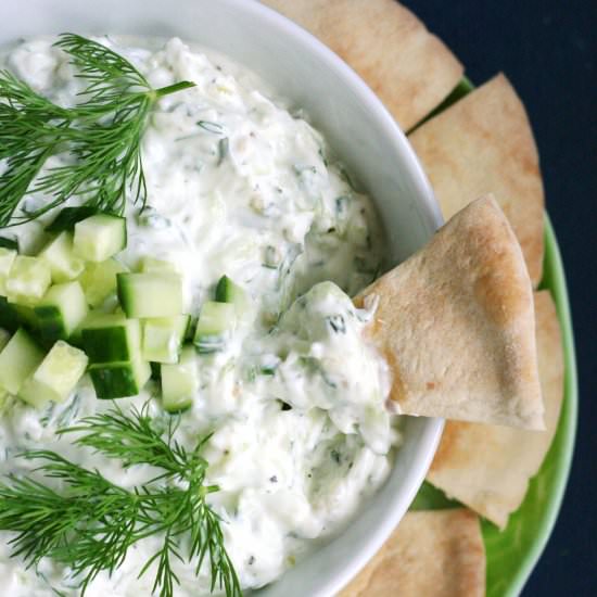 Greek Yogurt Tzatziki Dip