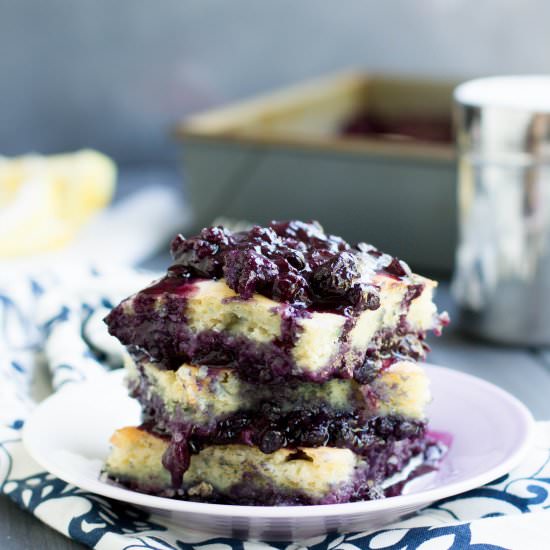 Blueberry Pancake Cobbler