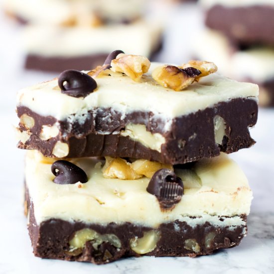 Double Chocolate Walnut Fudge