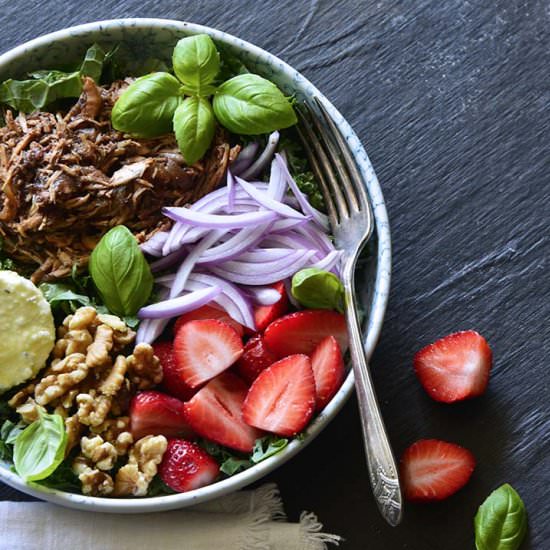 Strawberry-Balsamic Pulled Chicken