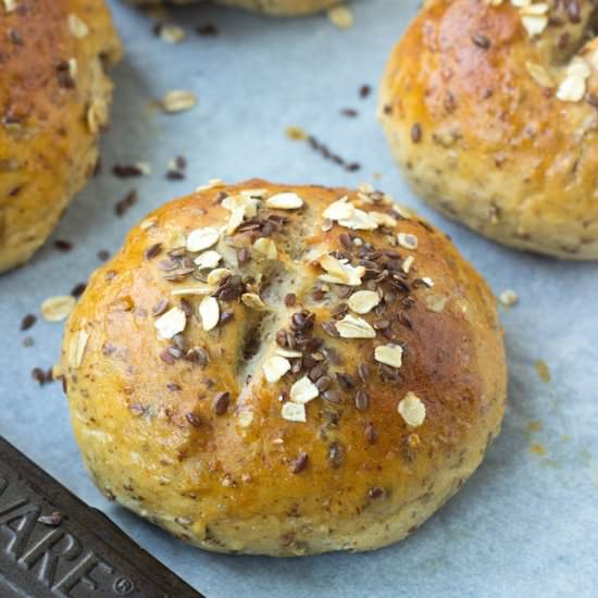 Whole Grain Hot Cross Buns