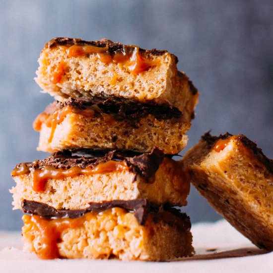 Peanut Butter Rice Krispie Treats