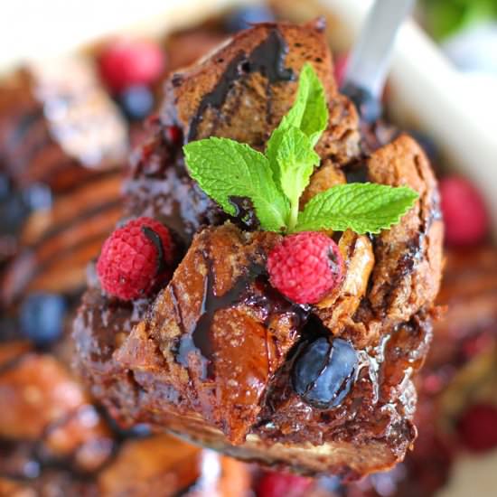 Chocolate French Toast Casserole