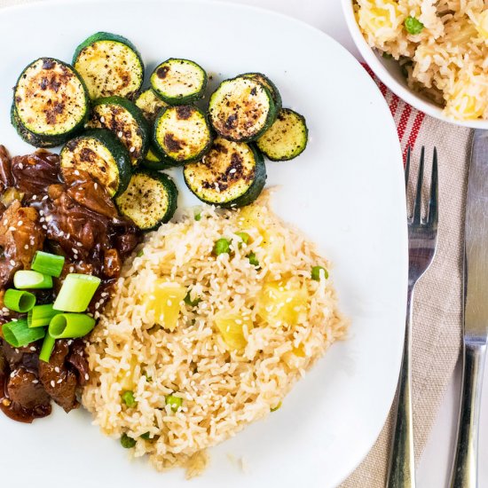 Hoisin Duck and Pineapple Rice