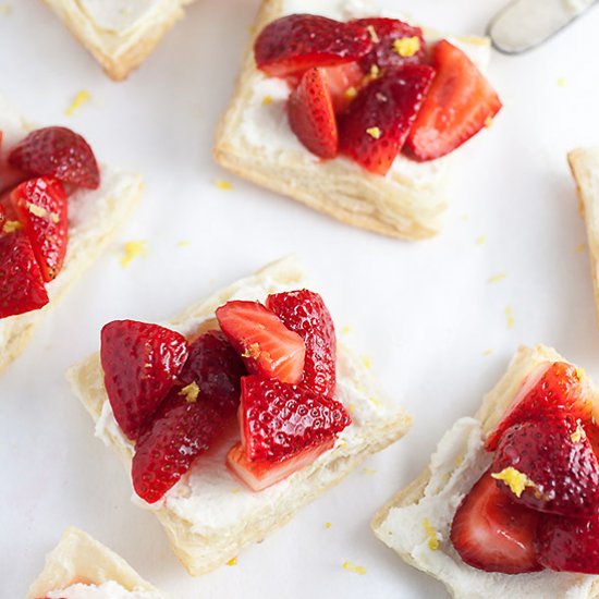 Honeyed Strawberry Tartlets