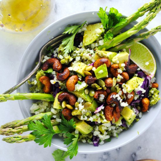 Broccoli & Cauliflower Spring Salad