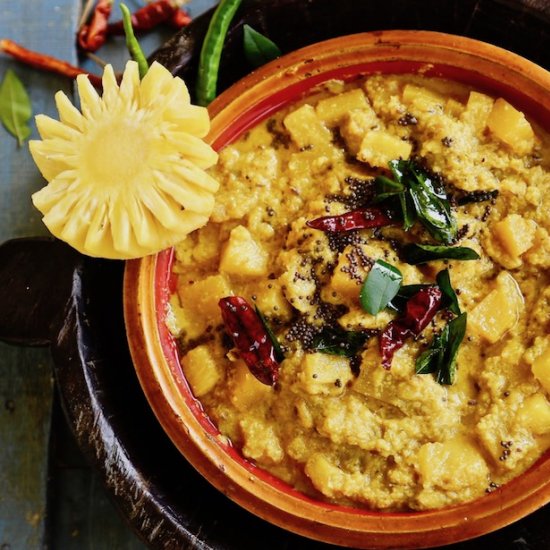 Pumpkin Pineapple and Banana Curry