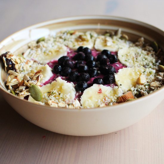 Lemon Blueberry Chia Seed Pudding