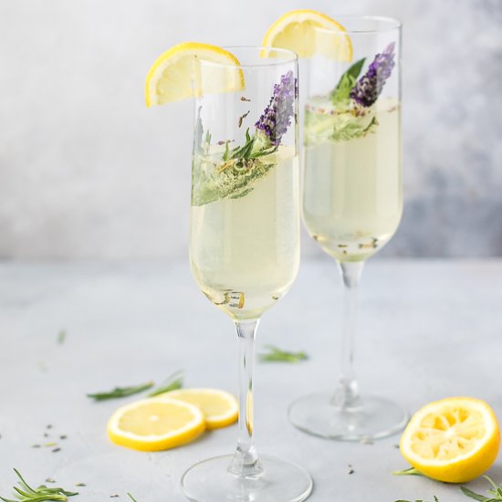 Sparkling Lavender Cocktail