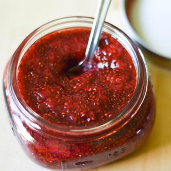 4 Ingredient Strawberry Chia Jam