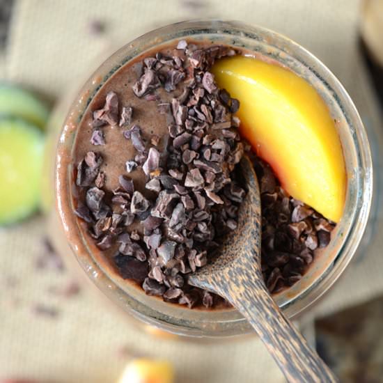 Chocolate Zucchini Smoothie Bowl