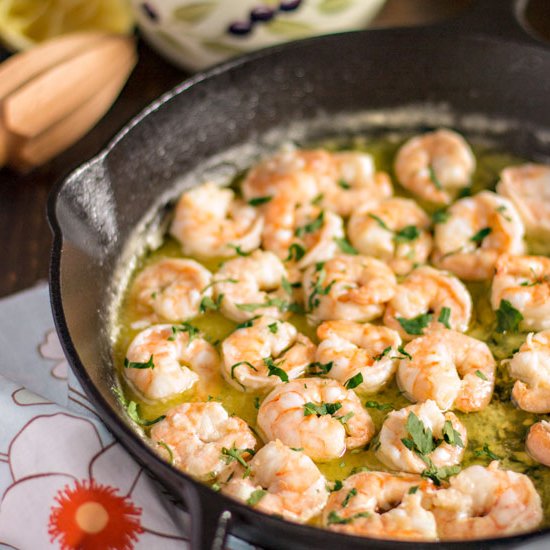 15 Minute Spanish Garlic Shrimp