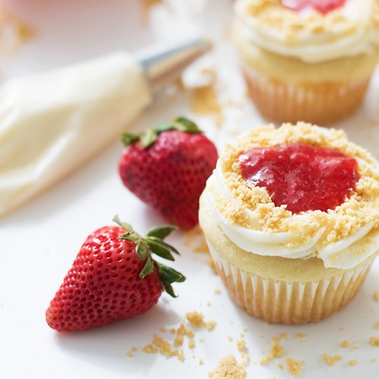 Strawberry Pie Cupcakes