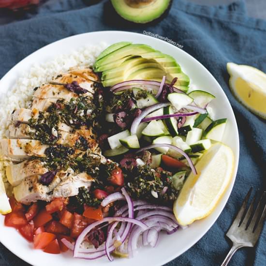 Mediterranean Chicken Bowls