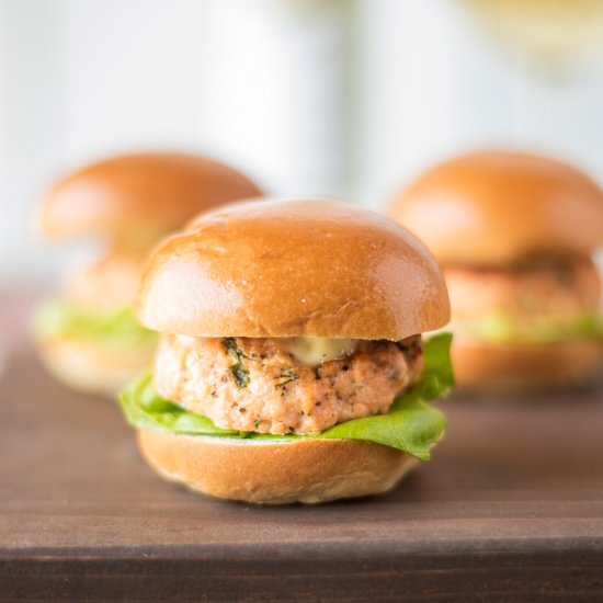 Salmon Sliders