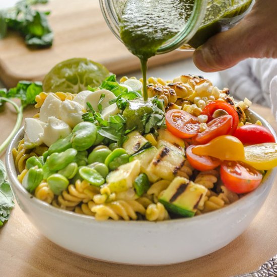 Summer Succotash Pasta Salad