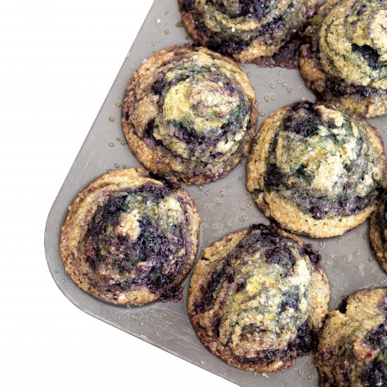 Blueberry Swirl Muffins