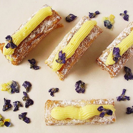 Napoleons with Italian Pastry Cream