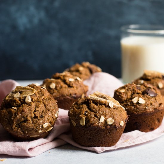 Banana Chocolate Muffins