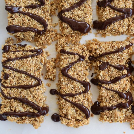 Chocolate Chai Quinoa Bars