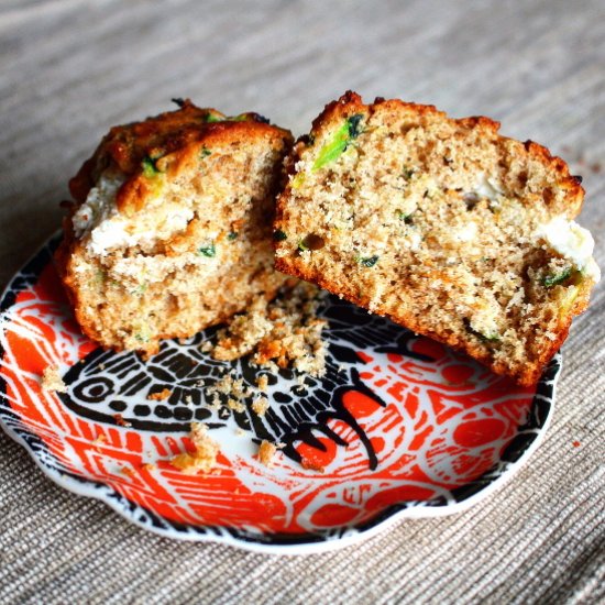 Zucchini Cream Cheese Muffins