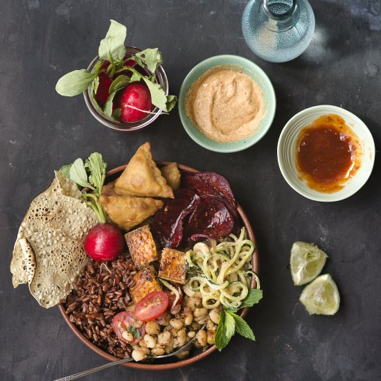 Indian Vegan Buddha Bowl